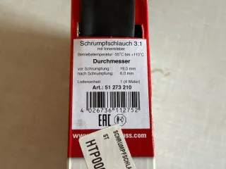 Original Herth+Buss Fahrzeugteile GmbH & Co. KG Schrumpfschlauch 4m 51273208 - Bild 3