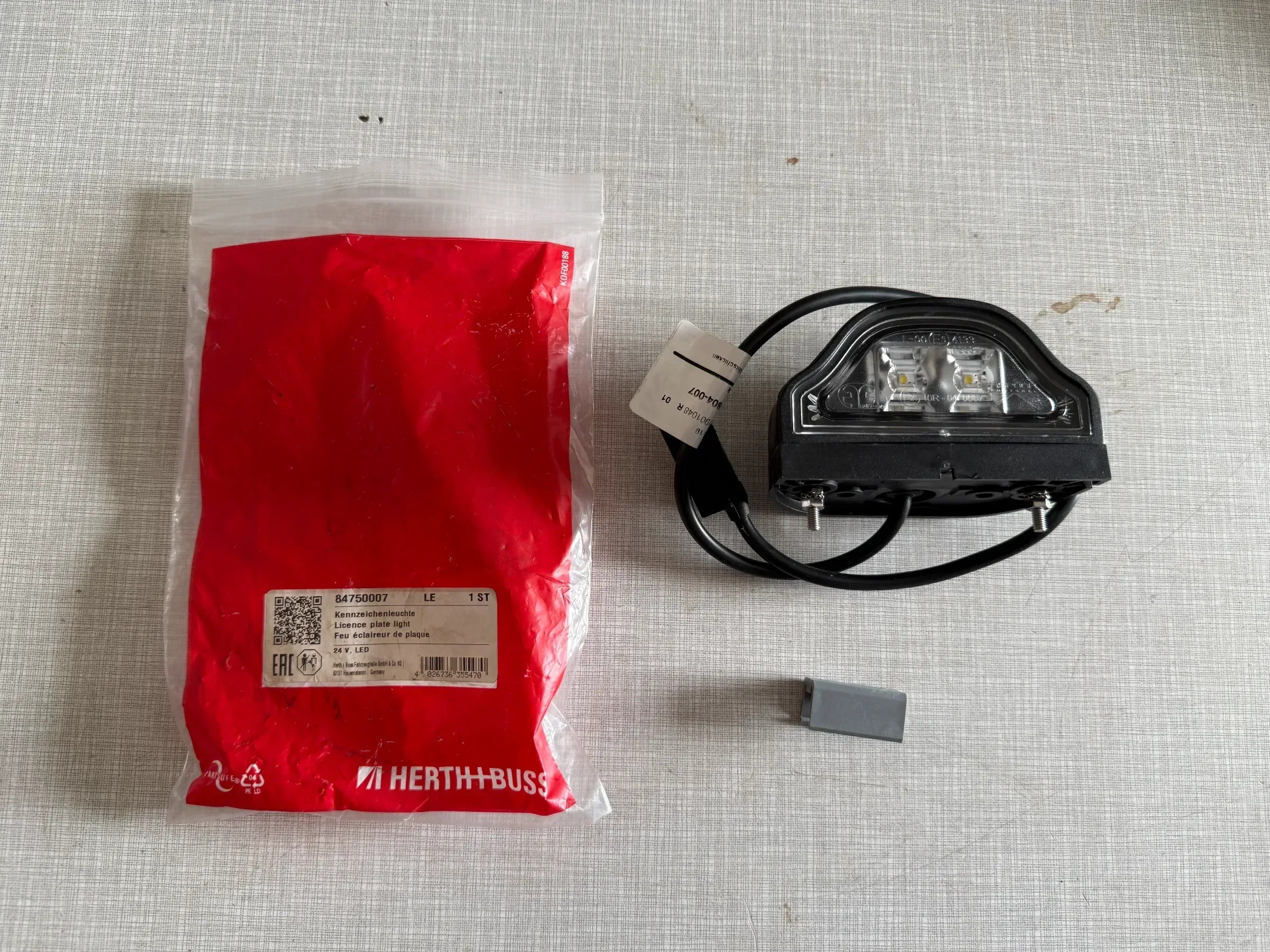 Original Herth+Buss Fahrzeugteile GmbH & Co. KG Kennzeichenbeleuchtung 84750007 - Bild 1