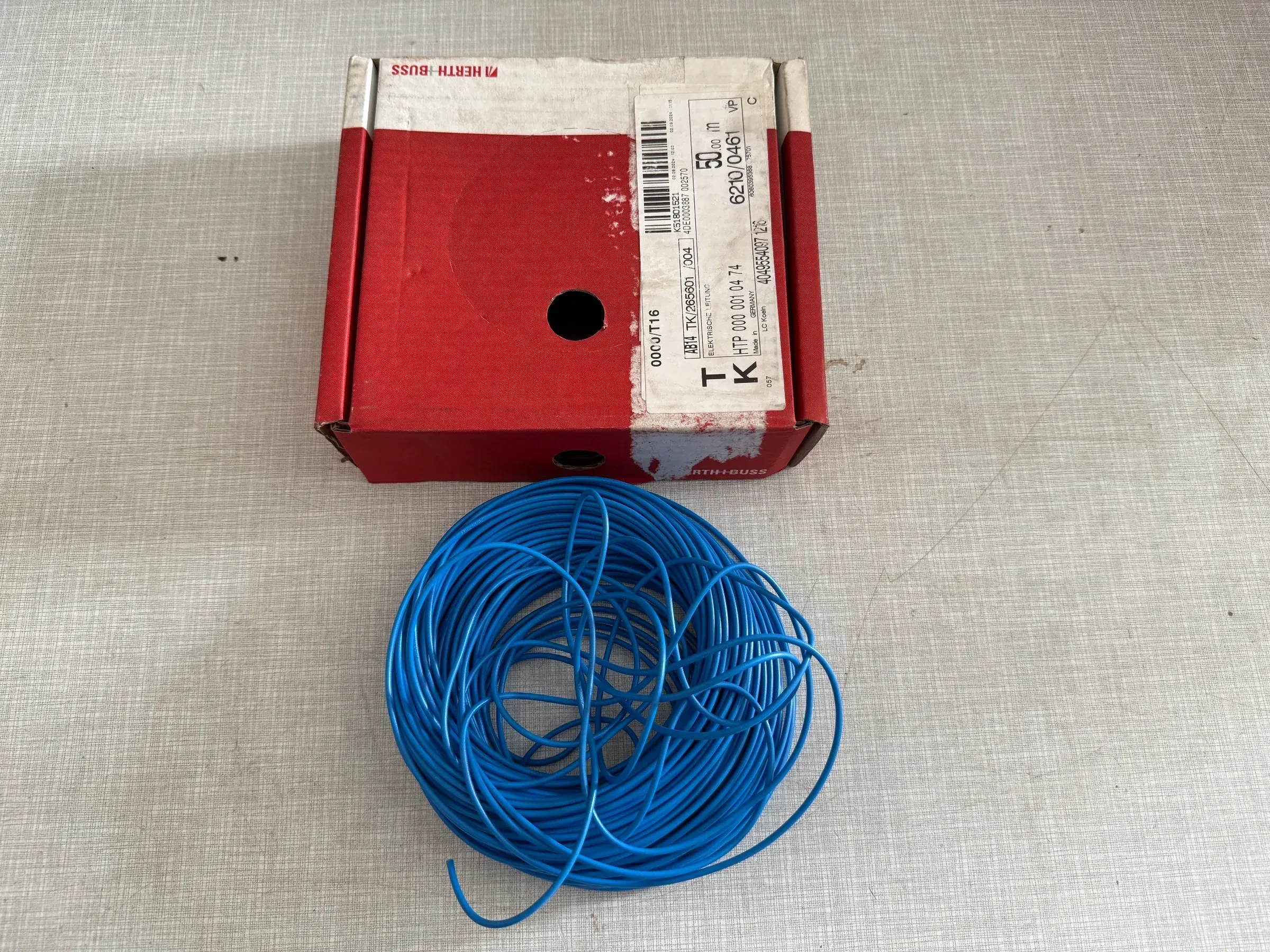 Original Herth+Buss Fahrzeugteile GmbH & Co. KG Elektrokabel 50m 51275106006 NEU - Bild 1