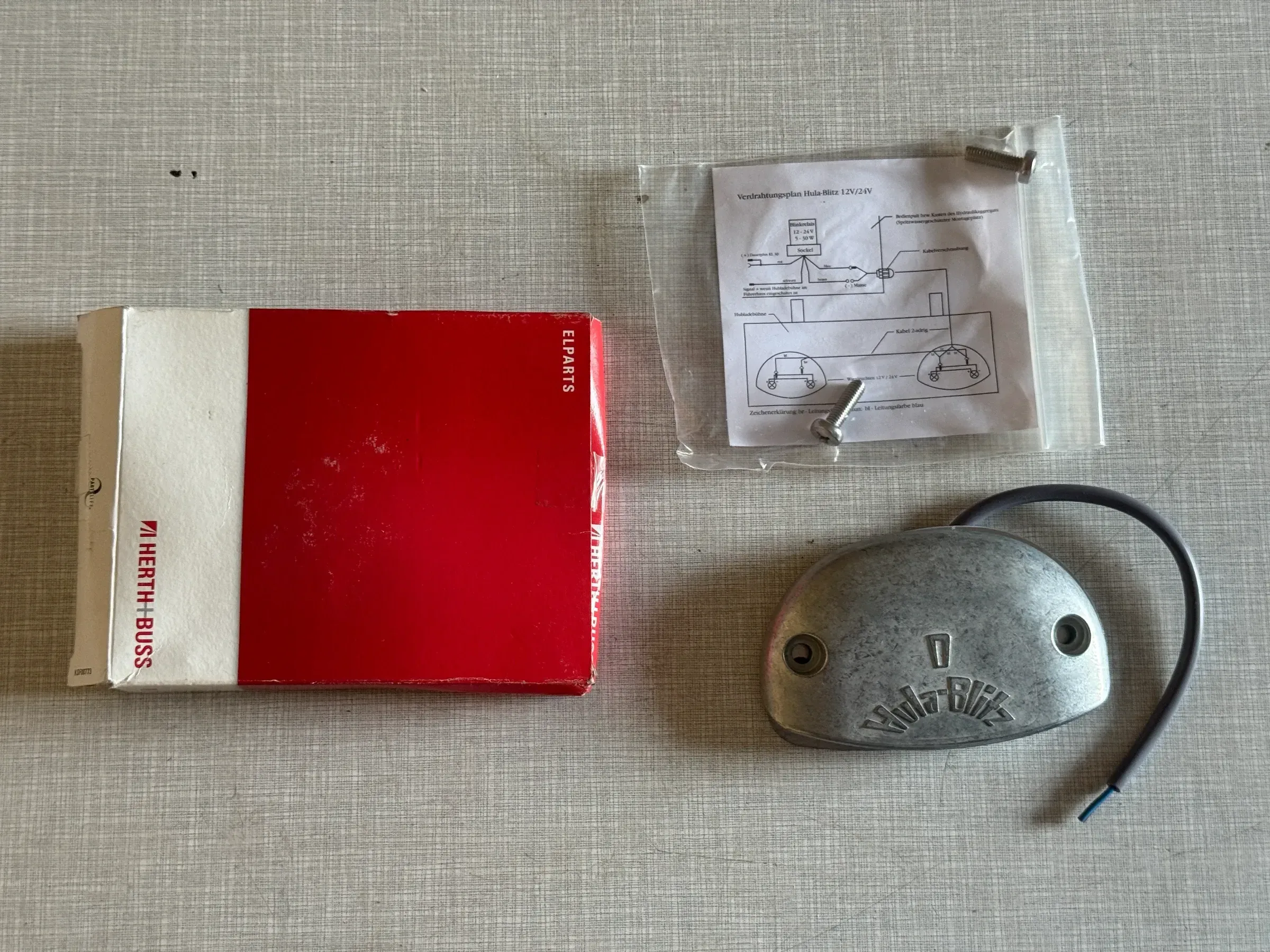 Original Herth+Buss Fahrzeugteile GmbH & Co. KG Warnleuchte 80690020 NEU - Bild 1