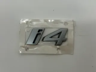 Original BMW Schriftzug i4 Perlglanz 5A42CF9 51145A42CF9 NEU - Bild 1