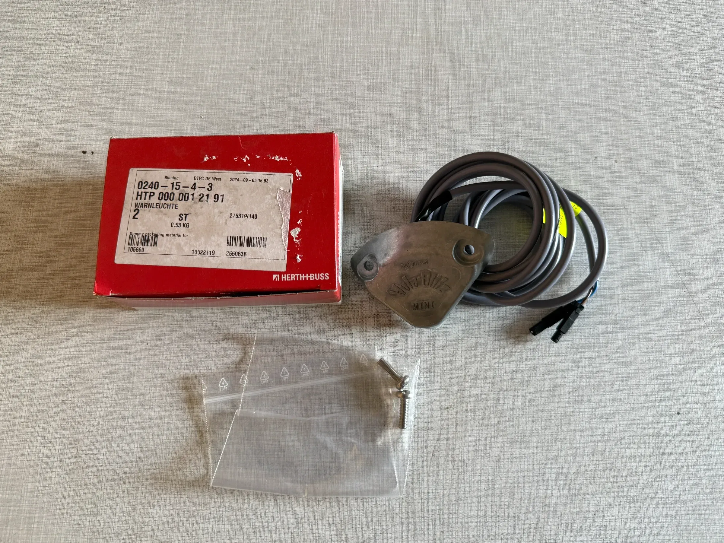 Original Herth+Buss Fahrzeugteile GmbH & Co. KG Warnleuchte 80690129 NEU - Bild 1