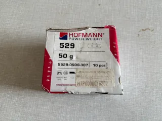Original WEGMANN automotive GmbH Schlaggewicht Typ 529, 50g, Blei, grau 10st NEU - Bild 1