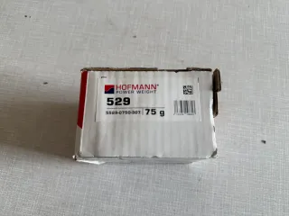 Original WEGMANN automotive GmbH Schlaggewicht Typ 529, 75g, Blei, grau 10st NEU - Bild 1