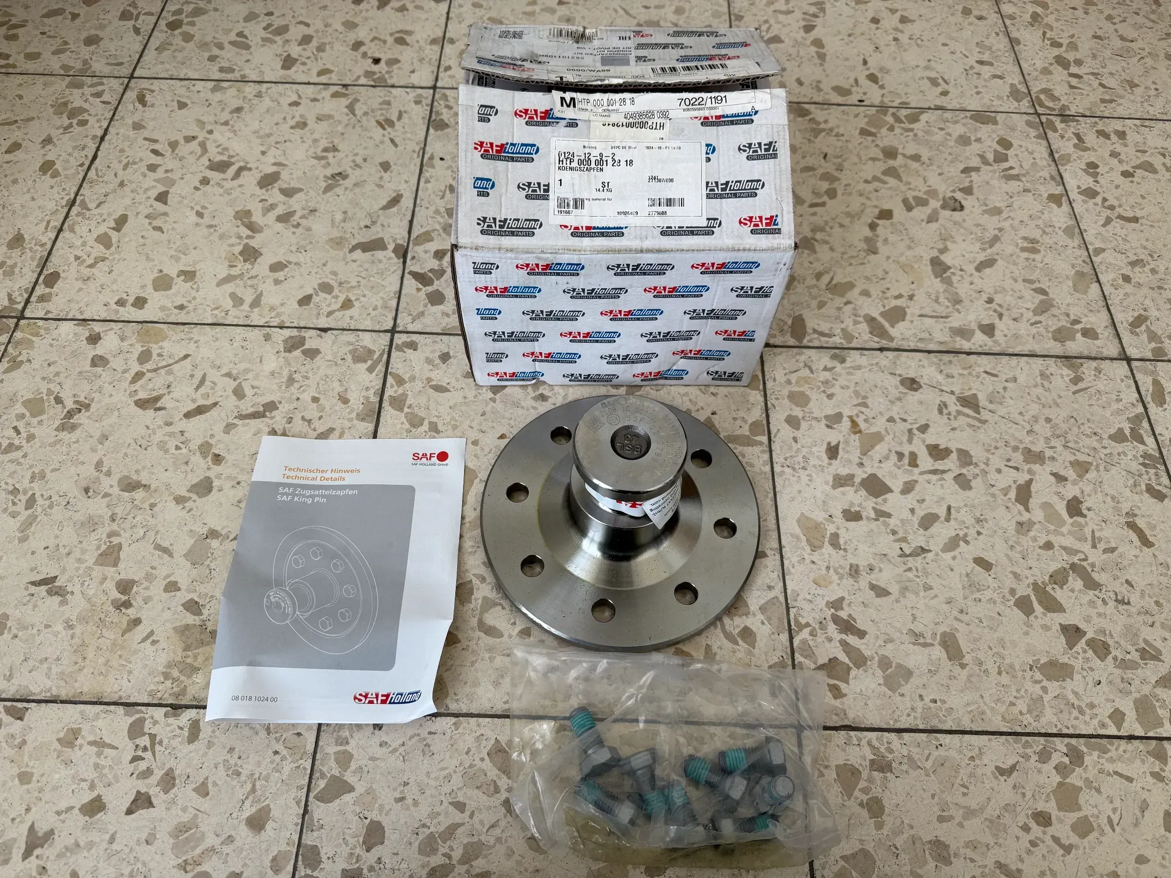 Original SAF Königszapfen KIT - 662101109K NEU - Bild 1