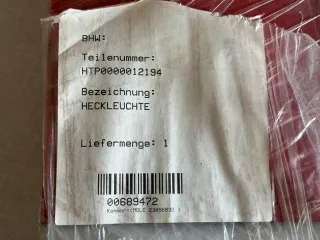 Herth+Buss Fahrzeugteile GmbH & Co. KG Heckleuchte links 83830161 NEU - Bild 5