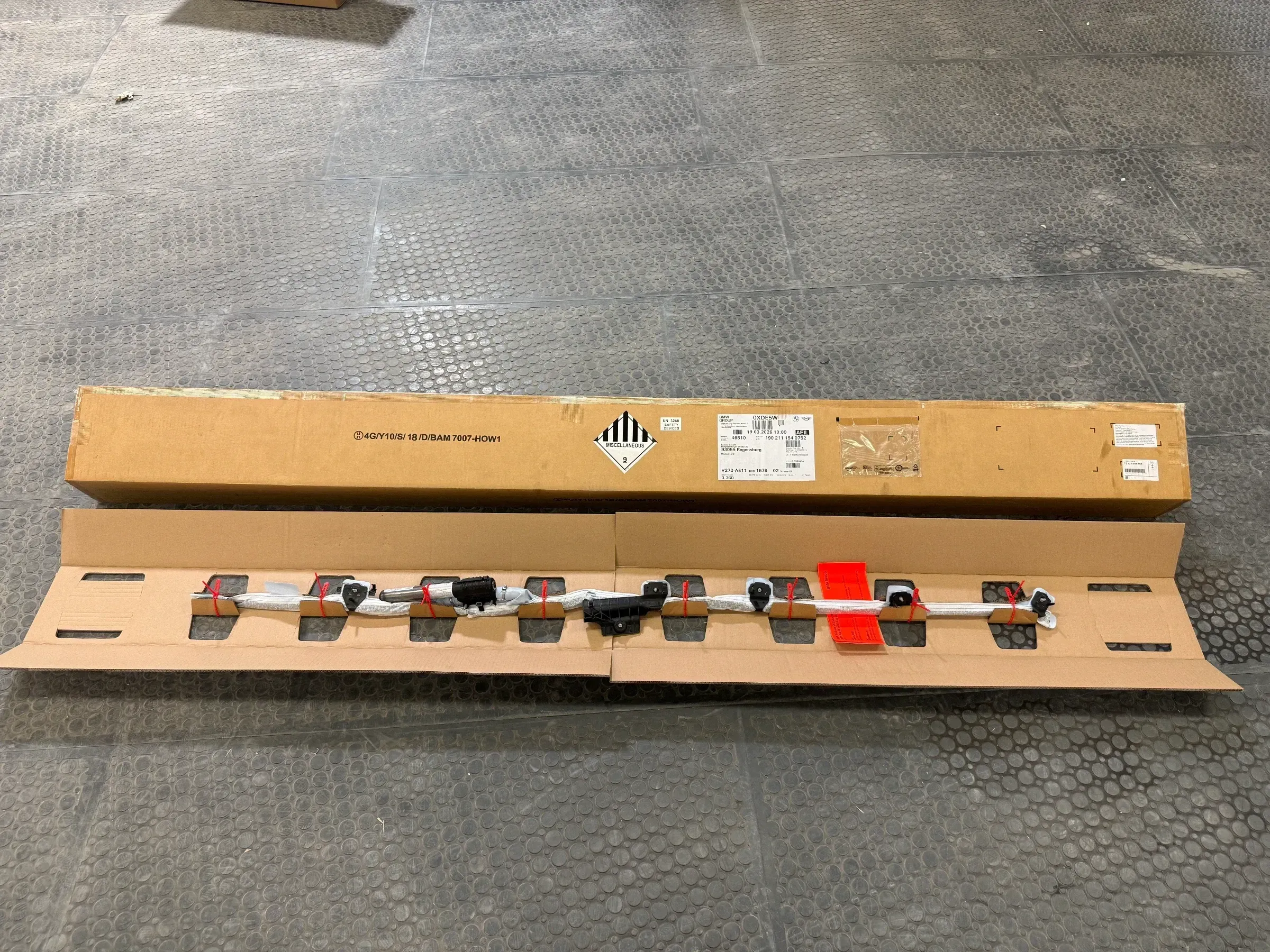 Original BMW 1er E81 Kopfairbag rechts 6956484 72126956484 NEU - Bild 1