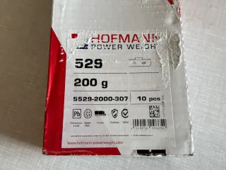Original WEGMANN automotive GmbH Schlaggewicht Typ 529, 200g, Blei, grau 10st - Bild 1