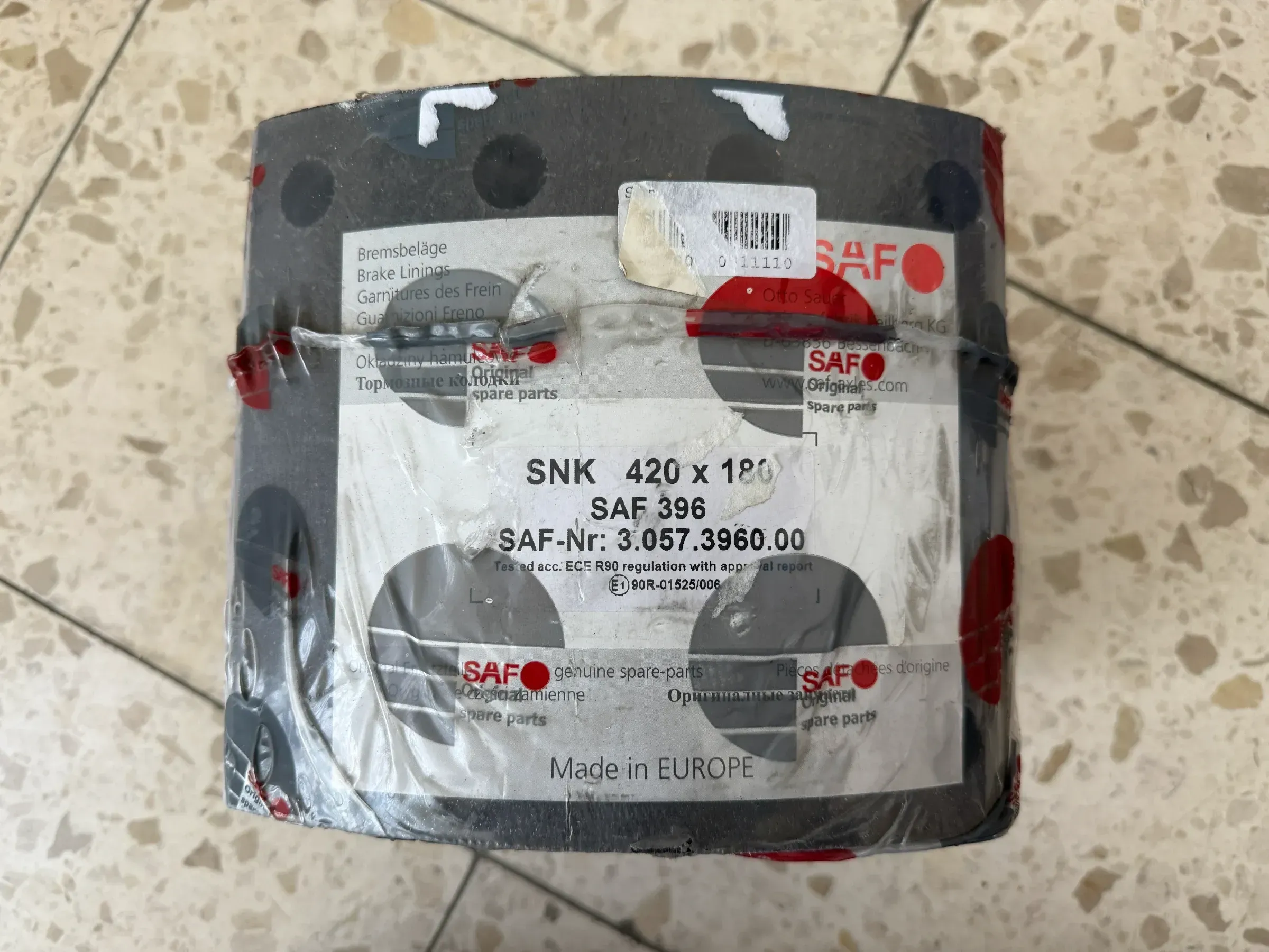 Original SAF BREMSBELAG-SATZ 3057396000 NEU - Bild 1