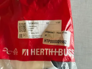 Original Herth+Buss Fahrzeugteile GmbH & Co. KG Anhängersteckdose 51305251 NEU - Bild 2