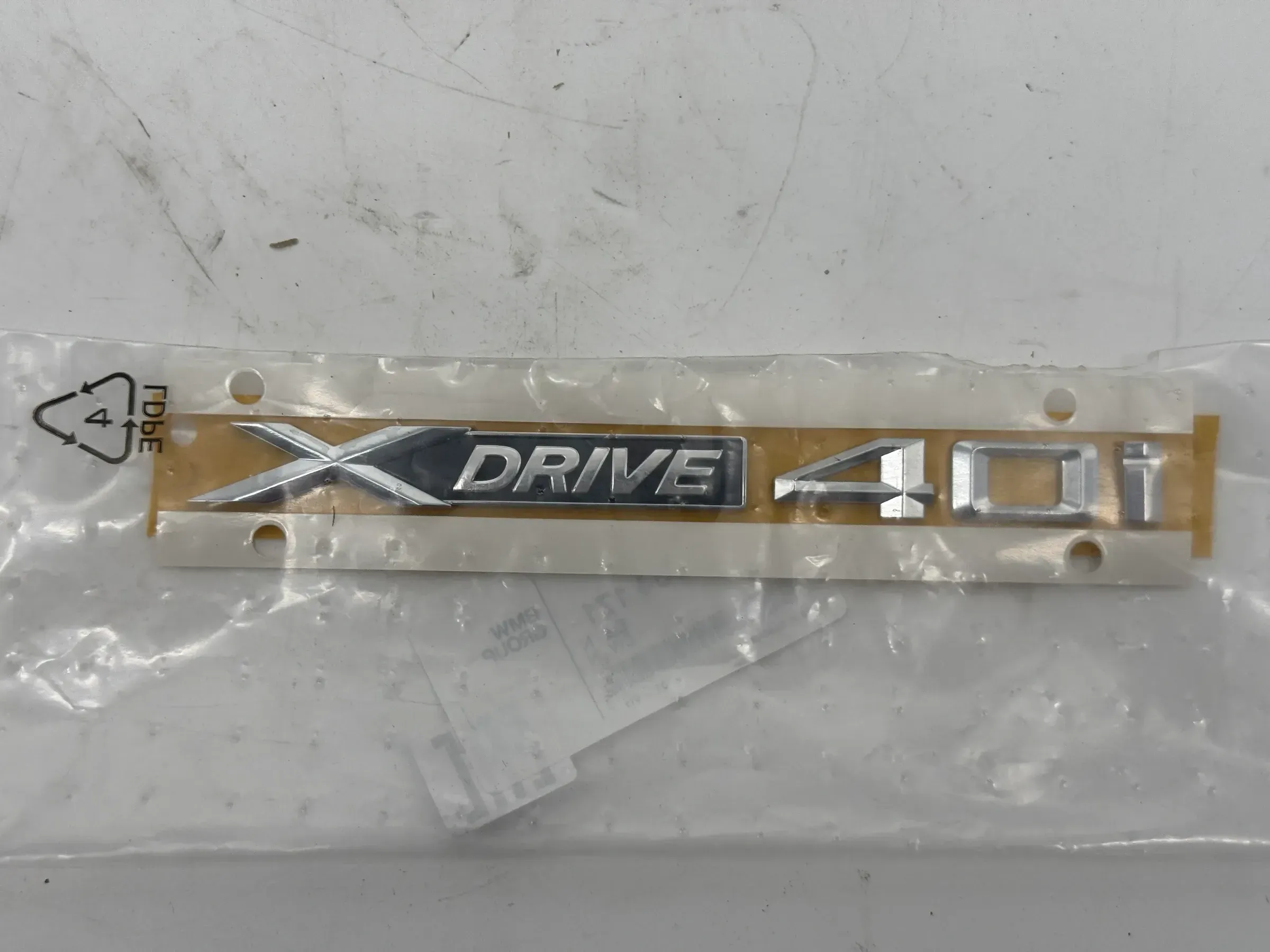 Original BMW X5 E70 Schriftzug X DRIVE 40i 7334171 51147334171 NEU - Bild 1