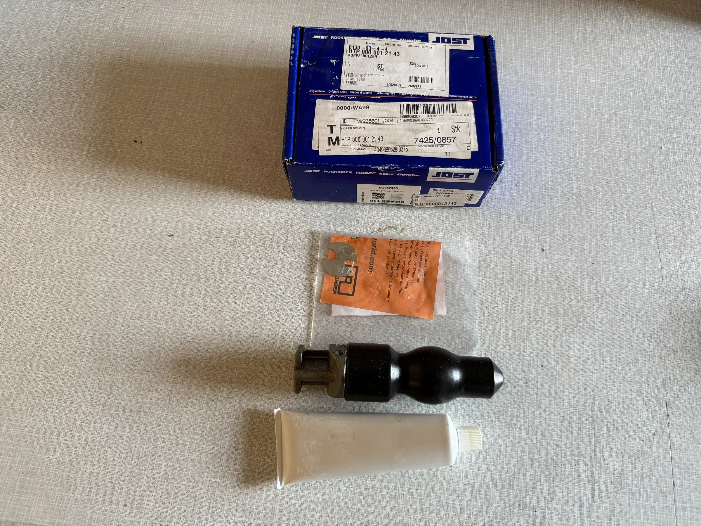 Original JOST-Werke Deutschland GmbH Kupplungsbolzen Typ: RO 50 ROE47130 NEU - Bild 1