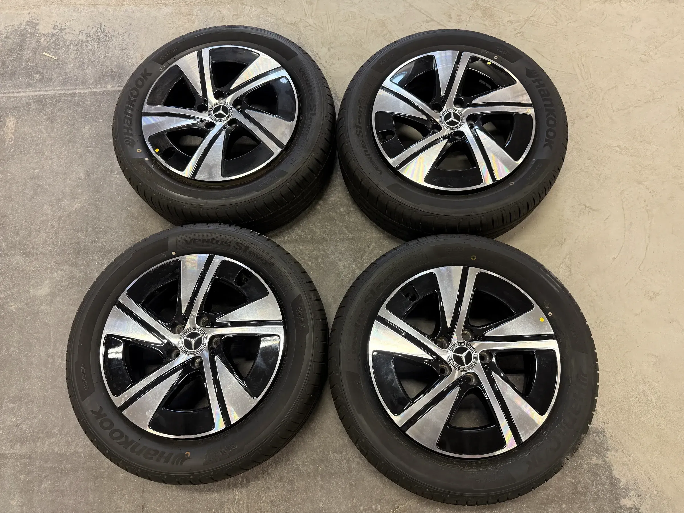 4 X ORIGINAL Mercedes Benz W447/W448 V-Klasse/Vito 17 Zoll Räder A4474015200 NEU - Bild 1