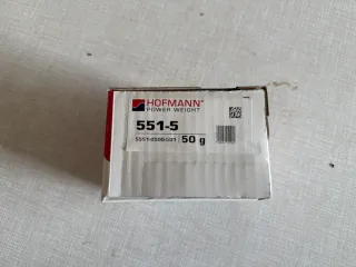 Original WEGMANN automotive GmbH Klebegewicht  Typ 551, 50g, Blei, Silber 10st - Bild 1