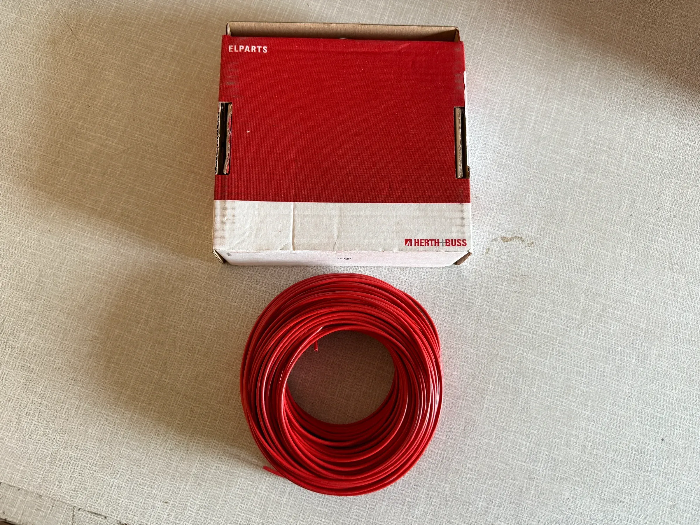 Herth+Buss Fahrzeugteile GmbH & Co. KG Elektrokabel 50m, Rot 51275107005 - Bild 1