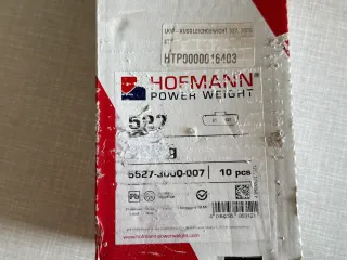Original WEGMANN automotive GmbH Schlaggewicht Typ 527, 300g, Blei, grau 10st NE - Bild 1