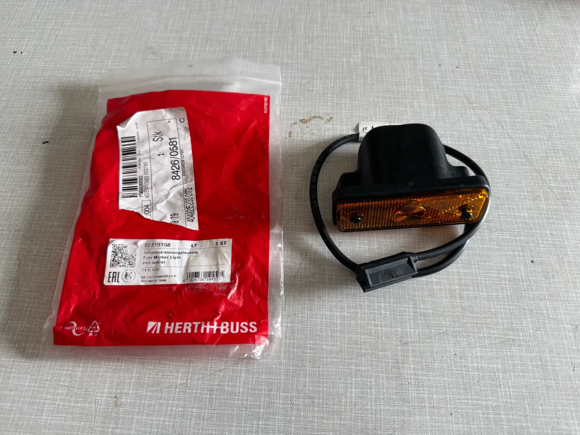 Herth+Buss Fahrzeugteile GmbH & Co. KG Seitenmarkierungsleuchte 82710158 NEU - Bild 1