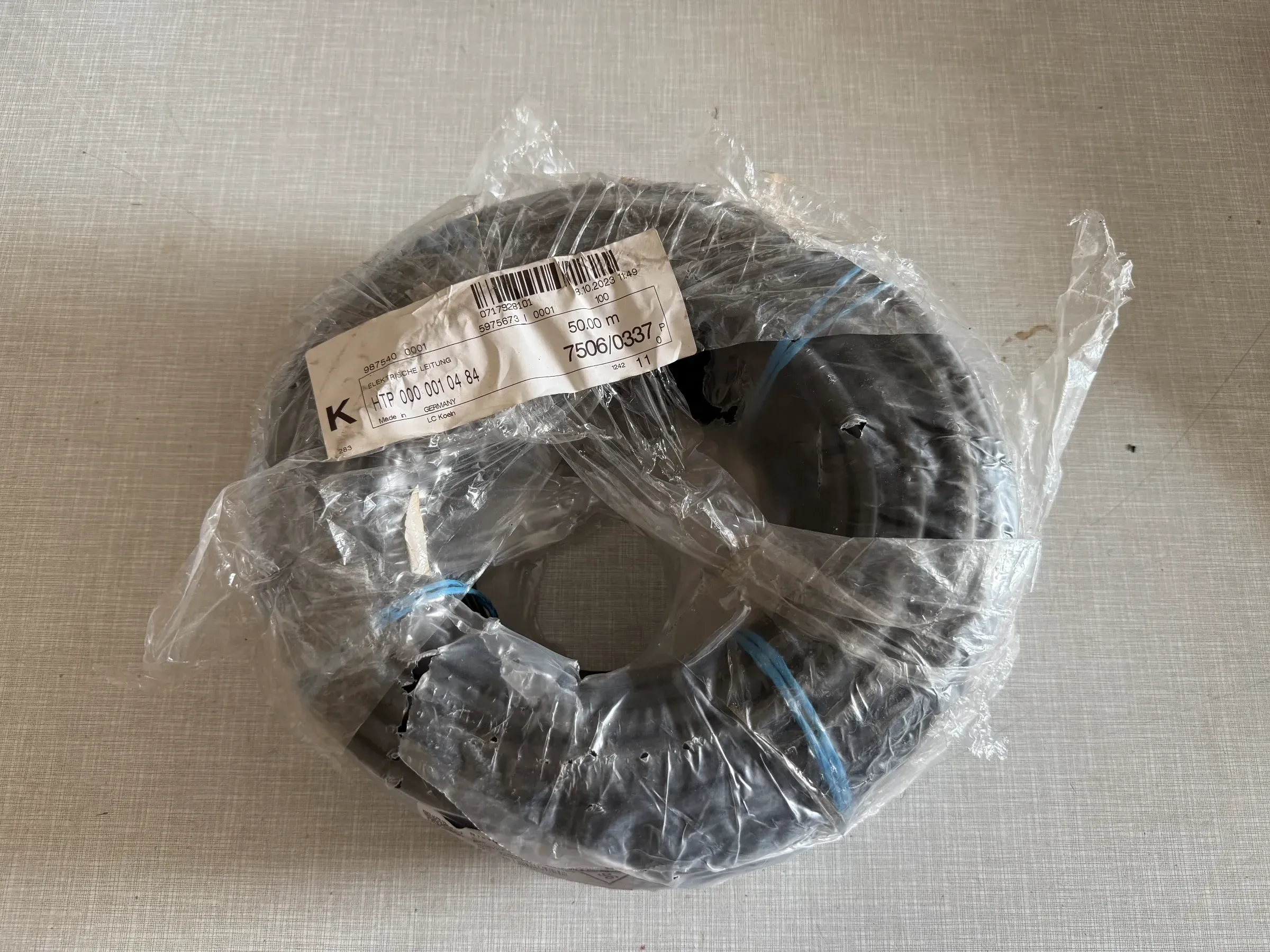 Original Herth+Buss Fahrzeugteile GmbH & Co. KG Elektrokabel 50m 51275650000 NEU - Bild 1