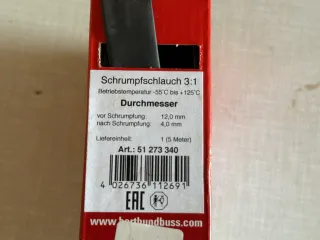 Original Herth+Buss Fahrzeugteile GmbH & Co. KG Schrumpfschlauch 5m 51273340 - Bild 3