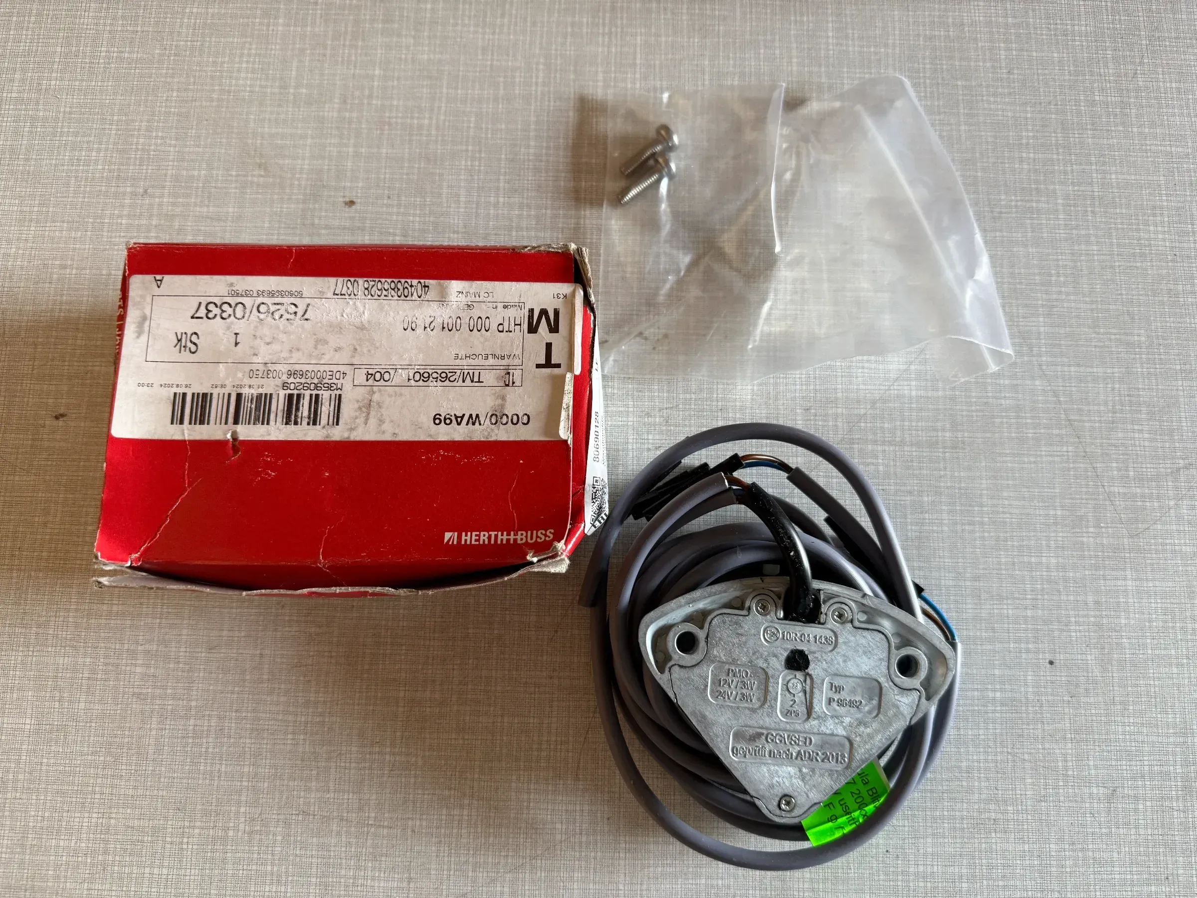 Original Herth+Buss Fahrzeugteile GmbH & Co. KG Warnleuchte 80690128 NEU - Bild 1