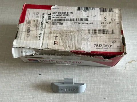 Background image for Original WEGMANN automotive GmbH Schlaggewicht Typ 529, 150g, Blei, grau 10st NE
