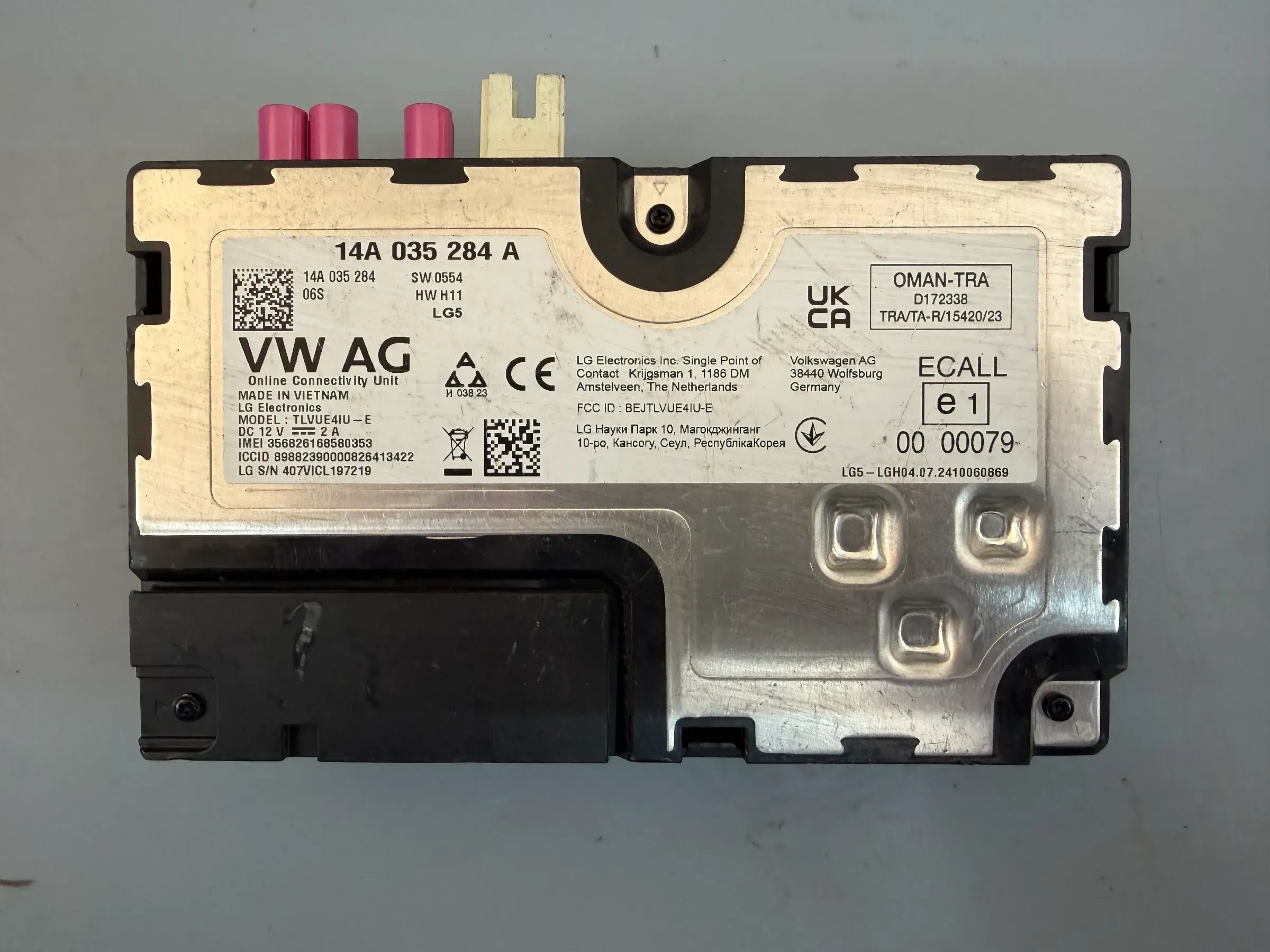 Original VW ID4 E21 Facelift Pure Steuergerät 14A035284A - Bild 1