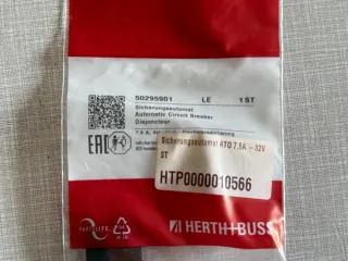 Original Herth+Buss Fahrzeugteile GmbH & Co. KG Sicherungsautomat 50295901 NEU - Bild 2