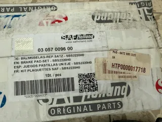 Original SAF BREMSBELAG REPARATURSATZ- SBS2220H0 - 03307303002 NEU - Bild 2
