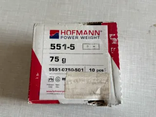 Original WEGMANN automotive GmbH Klebegewicht Typ 551, 75g, Blei, Silber 10st - Bild 1
