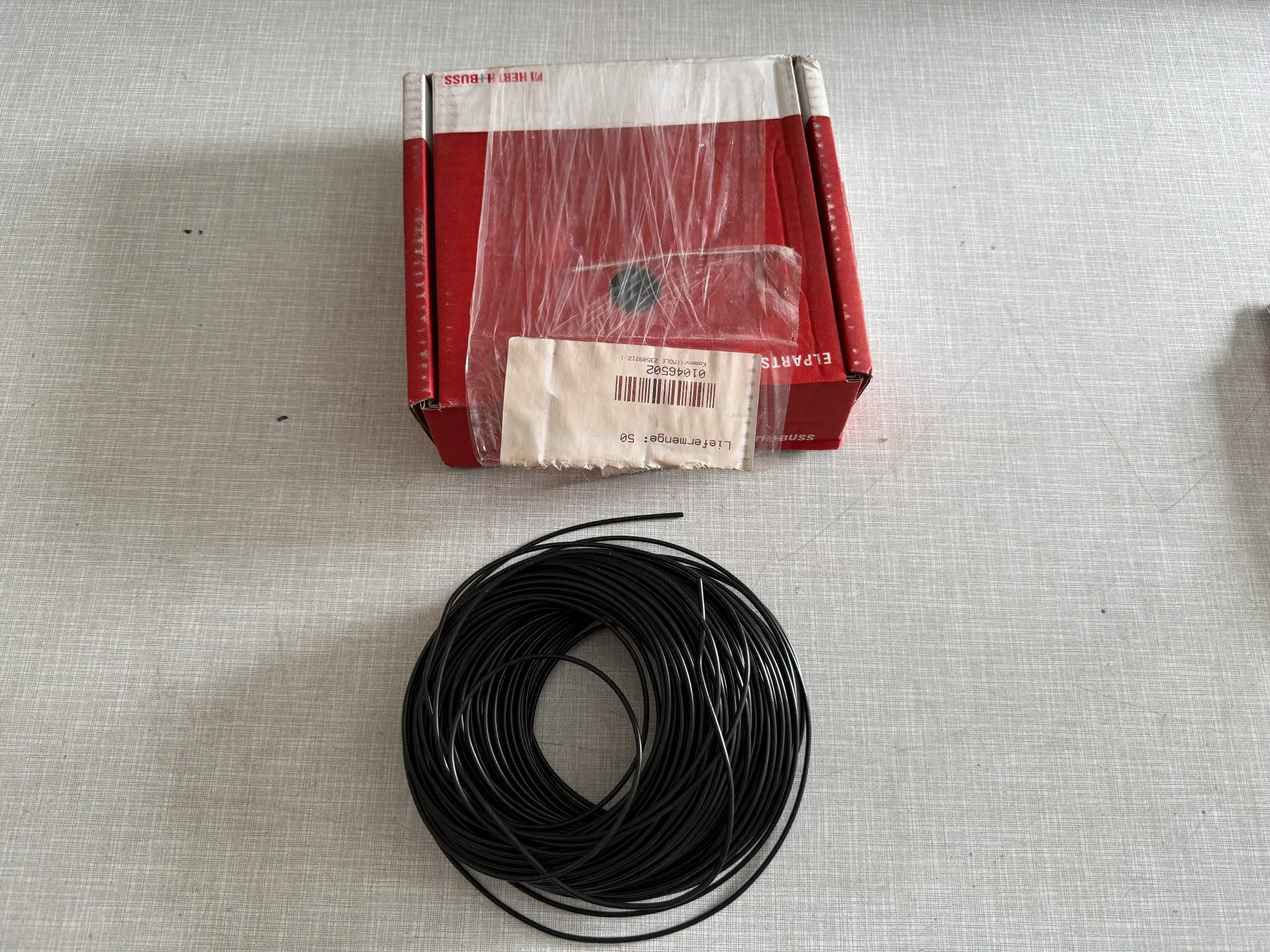 Original Herth+Buss Fahrzeugteile GmbH & Co. KG Elektrokabel 50m 51275107000 NEU - Bild 1