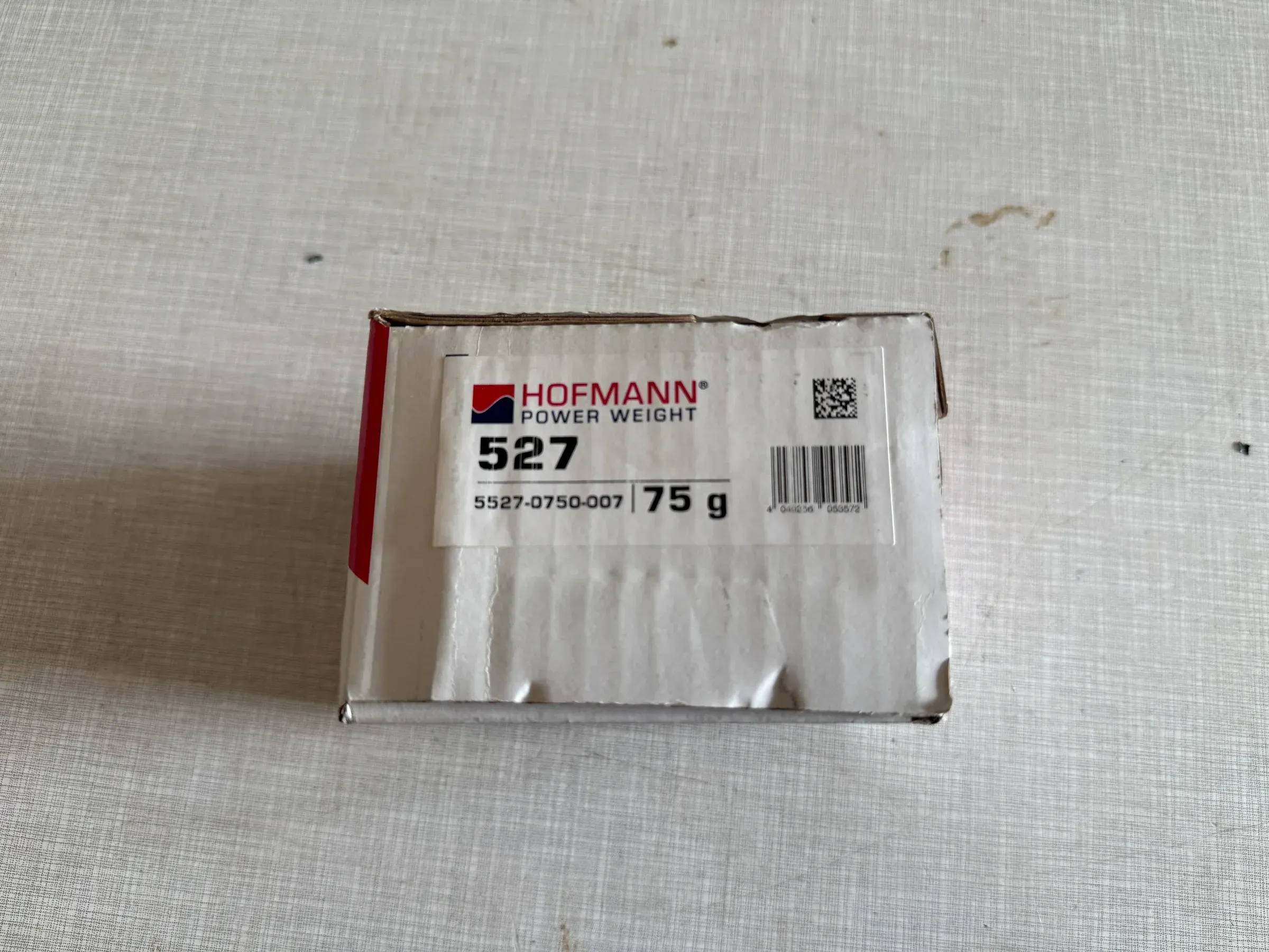 Original WEGMANN automotive GmbH Schlaggewicht Typ 527, 75g, Blei, grau 10st NEU - Bild 1